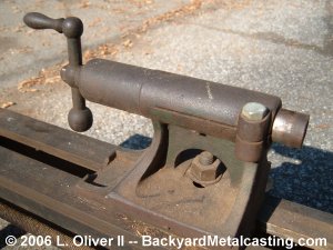 The tailstock