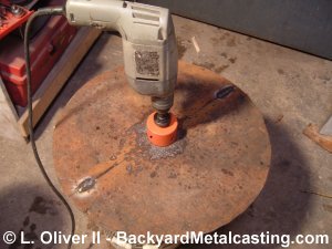 Using a holesaw