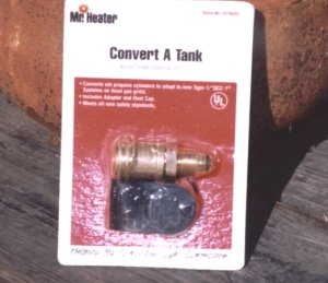 Propane valve converter